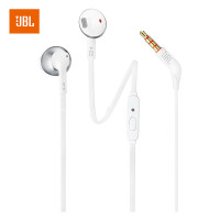 JBL T205 半入耳式耳机 银色