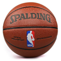 斯伯丁64-288/74-602Y NBA彩色运球人 室内外比赛篮球 斯伯丁74-602