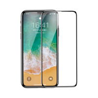 倍思(Baseus)苹果iPhoneX手机膜丝印全贴合软边3D钢化玻璃膜全屏iphone x/苹果10高清手机贴膜 5.8英寸