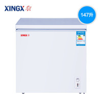 星星(XINGX) BD/BC-147JE 147升 冰柜 卧式冷柜小家用顶开门 冷藏冷冻节能单温柜 一级能效 微霜系统