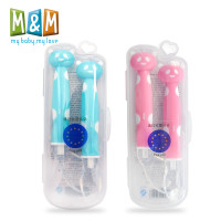 M&M婴儿硅胶软勺（粉红2只装）
