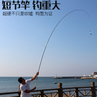 光威钓鱼竿牵缕短节手竿超轻超硬19调3.9 4.5 4.8 5.4 6.3 鱼竿5H鱼竿战斗竿碳素溪流竿 牵缕2.7米 默认尺寸