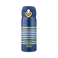 THERMOS膳魔师 保温杯 真空不锈钢 JNL-402-NV-Y 海军条纹 400ml