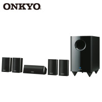 安桥(Onkyo) SKS-HT528(B) 音响 家庭影院音箱 5.1声道杜比环绕音箱套装 黑色