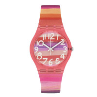 斯沃琪(Swatch)手表色彩密码系列 石英男女表 落新妇GP140 GP140