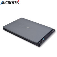 中晶（microtek) FileScan 1710XL A3彩色平台扫描仪1200dpi光学分辨率平板式扫描仪黑色