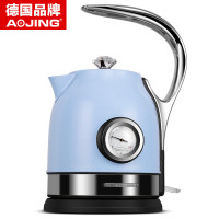 德国AOJING/奥劲 QT-E7电热水壶家用304不锈钢烧水壶防烫自动断电1.8L进口温控
