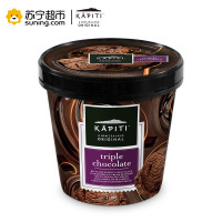 凯蓓蒂新西兰原装1L （640g）桶装香浓巧克力口味冰激凌