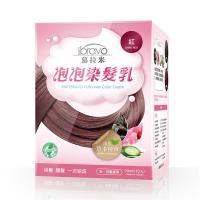 台湾进口慕拉米泡泡染乳染剂泡沫染遮白男女用染膏正品_8