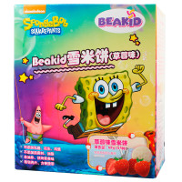 beakid 美国海绵宝宝雪米饼草莓味60g-盒装 零食点心