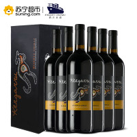 【苏宁超市】澳洲袋鼠 原瓶原装进口干红葡萄酒金袋鼠西拉750ml*6瓶