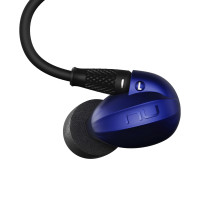 Nuforce HEM4入耳式监听挂耳式动铁单元专业苹果安卓手机音乐耳机 蓝色