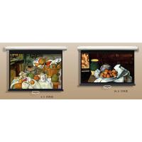 全新经科JK-S系列屏幕JK-S2 150寸4：3手动自锁高清幕布