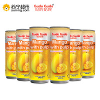 马来西亚咕咚咕咚芒果果肉饮料1.44L(6*240ml)果汁