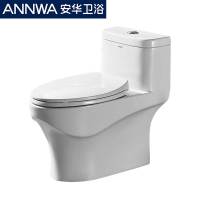 安华(ANNWA)卫浴喷射虹吸式马桶卫生间家用抽水陶瓷坐便器节水防臭坐厕安华洁具地排式马桶 aB1367 300MM