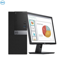 戴尔(DELL)3050MT台式电脑(I5 4G 1TB 集显 DVDRW 23.8英寸 Windows7专业版 SC)