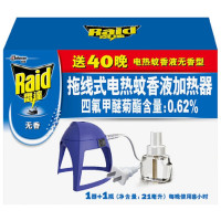 雷达 电热蚊香液 无香型 拖线式 加热器+40晚 驱蚊液 电蚊香