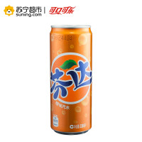 芬达 Fanta 橙味 摩登罐汽水 碳酸饮料 330mlx24 整箱 可口可乐出品