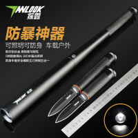 凯仕达强光LED棒球棒带刀强光照明远射超强续航防水户外手电筒 F3棒球棒26650小号标准套餐