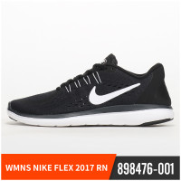 耐克(NIKE)女士透气减震跑步鞋 WMNS NIKE FLEX RN 898476-600 898476-001 5.5/36码