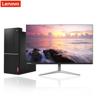 联想(Lenovo)扬天T4900v台式电脑 23.8英寸屏（八代I5-8500 4GB 500GB DVD W10H）