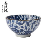 美浓烧陶瓷餐具套装16头瓷器餐具套装 日式进口碗碟套件简约（天香套装）