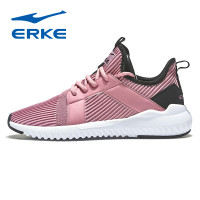 鸿星尔克(ERKE)2018新品女士运动鞋舒适橡胶时尚轻便跑步鞋52118320224 紫荆粉 37码