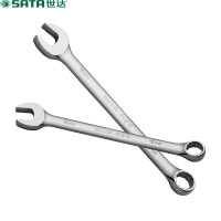 世达(SATA) 全抛光两用扳手 梅花开口扳手 17MM 40212 （单位：把）