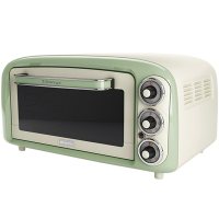 Ariete/阿里亚特 979烤箱18升上下管独立控温 专业烘焙 不沾涂层家用多功能电烤箱复古烤箱