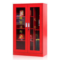 欧宝美消防器材柜微型消防站应急工具展示柜1200*900*400 红色1200*900*400