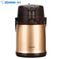 象印(ZO JIRUSHI)保温壶SR-CC22C 气压式保温壶304不锈钢气压式热水壶家用大容量保温壶2.2L不锈钢色 金铜色