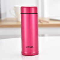 虎牌(tiger)双层真空保温杯 MMP-A25C 250ml 艳粉色PV 不锈钢迷你水杯 男女便携可爱杯子 艳粉色