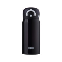 膳魔师（THERMOS） 进口轻量保冷保温杯不锈钢水杯JNR-350-M-BK 350ML 黑色