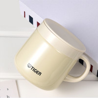 虎牌 (tiger)保温杯MCI-A28C 奶白色 办公保温杯 迷你咖啡杯 带手柄 280ml 奶白色