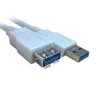 酷比客(L-CUBIC) AM-AF 白色 USB3.0延长线 LCCPUSB3AMAFWH-0.5M (单位：根)