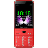 乐丰（lephone）D2 老人手机 红色