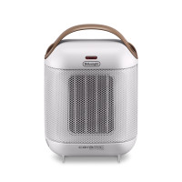 德龙（Delonghi）暖风机 HFX30C18 陶瓷暖风机取暖器家用迷你办公室冷风可调 象牙白