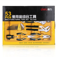 【精选】得力3703多用途组合工具 五金工具(橙) （1套价格）