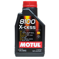 摩特（Motul）全合成润滑油 8100 X-CESS 5W-40 A3/B4 SN 5L欧盟原装进口