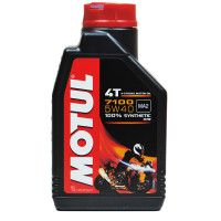 摩特（MOTUL）7100 4T 酯类全合成4冲程摩托车机油润滑油5W-40 SN级 1L 欧盟进口