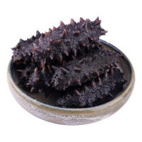 海洋岛 大连野生海参 盐渍辽参 拉缸盐半干海刺参礼盒31-35头500g