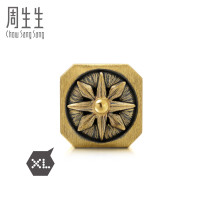 周生生(CHOWSANGSANG)黄金(足金)海盗指南针黄金转运珠 XL 88686C定价 默认尺寸