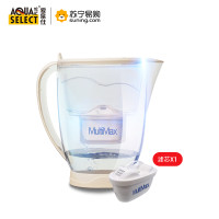 德国原装进口 爱泉仕 Aqua Select 家用净水壶 净水器 炫彩白3.5L/升 一壶一芯