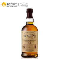 洋酒 苏格兰百富（The Balvenie ）14年加勒比桶陈酿单一纯麦威士忌700ml*1