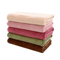 杉喜 纤维毛巾34*85cm柔软舒适吸水毛巾擦脸巾擦手巾S-9032（单条装） 颜色随机发货