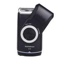 博朗(BRAUN)往复式剃须刀翻盖设计 黑色 M30