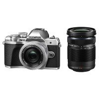奥林巴斯E-M10 MarkIII-14-42mm EZ + 40-150mm R 银色 微单电双镜头套机