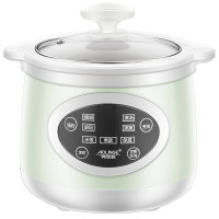 奥林格(AOLINGE)ALG-D01电炖锅迷你煮粥神器煲汤陶瓷隔水炖家用全自动小燕窝电炖盅0.8L 薄荷绿1