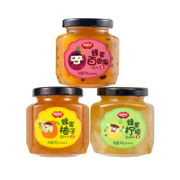 福事多 蜂蜜柚子柠檬百香果茶240g*3瓶