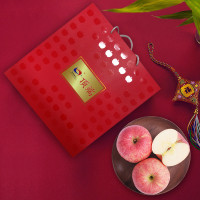 红礼盒洛川苹果陕西水果红富士顺丰包邮9枚100新鲜苹果水果
